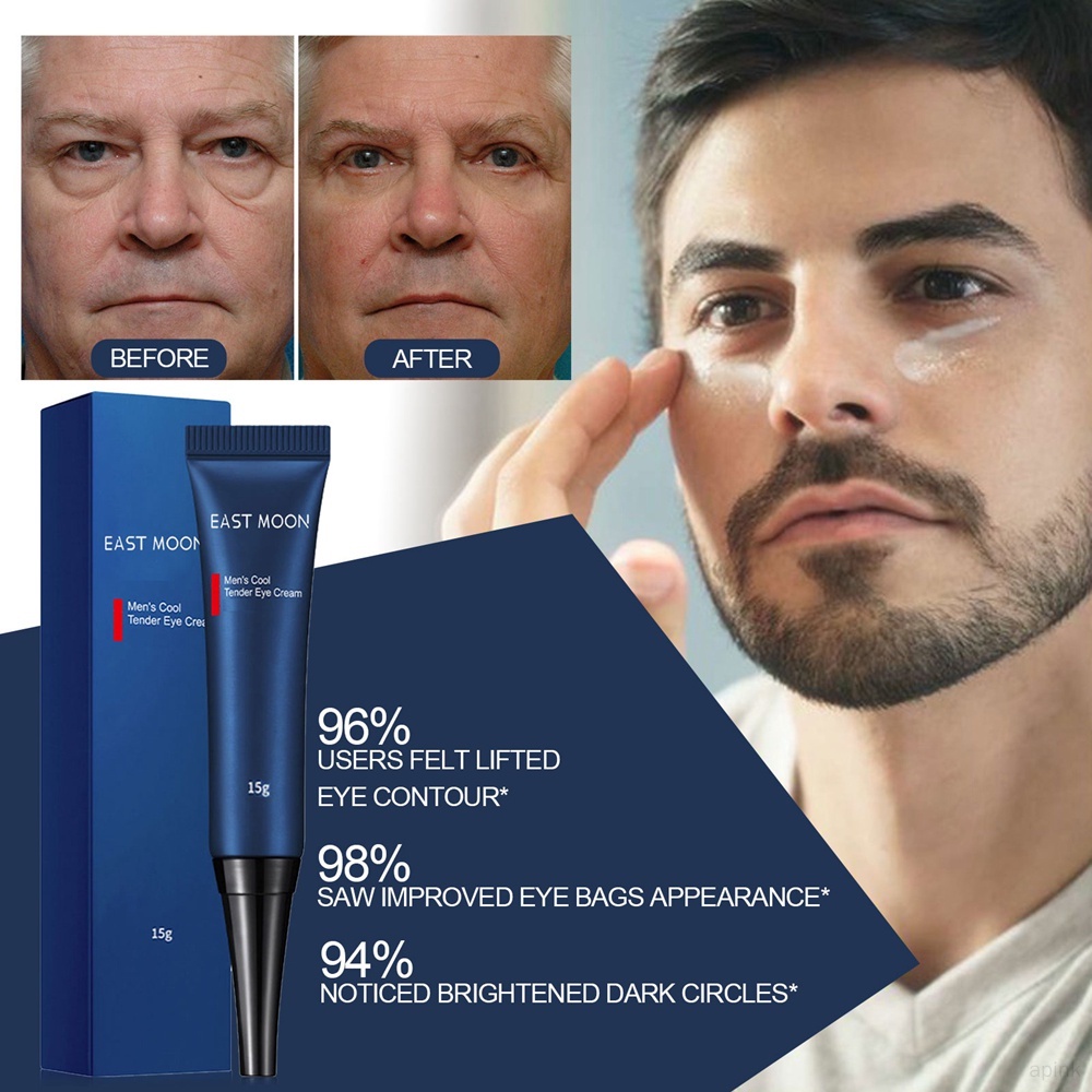 Kem Dưỡng Da Mắt 15g Loại Bỏ Quầng Thâm Bọng Mắt Chống Nếp Nhăn Và Lão Hóa Cho Nam