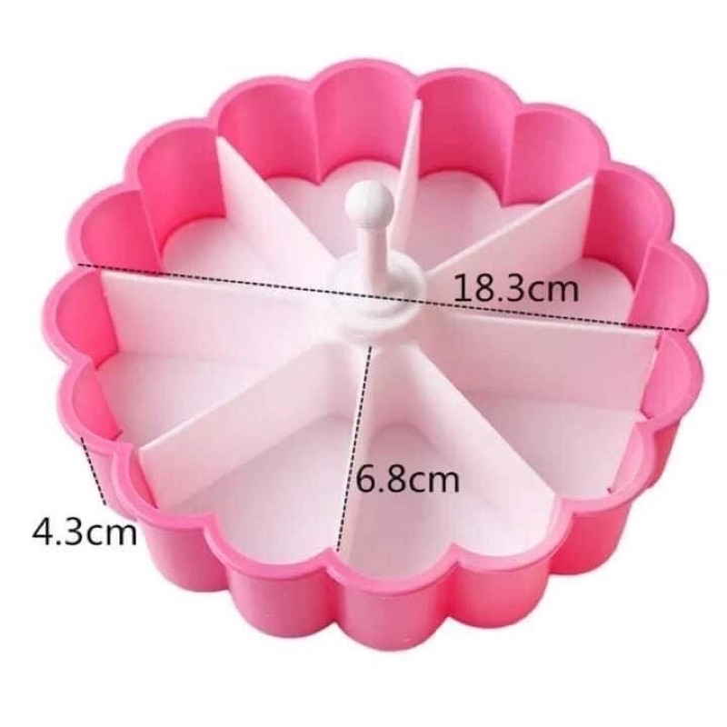 Khuôn Xôi 8 ngăn hình tim, khuôn rau câu 8 ngăn, khuôn nhựa đa năng 8 ngăn