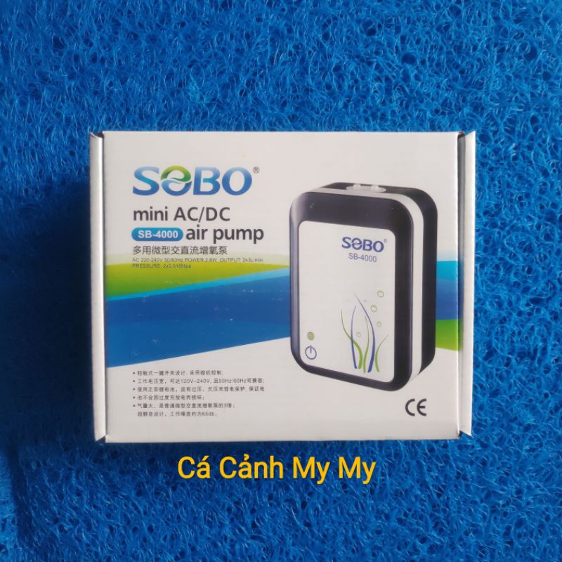 Sủi tích điện SoBo 4000 | Sủi tích điện SB 4000 cho bể cá cảnh