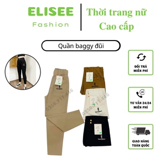 Quần baggy đũi 💥 HÀNG CAO CẤP 💥 quần nữ cao cấp , thêu chữ nổi, chất mềm mịn thoáng mát