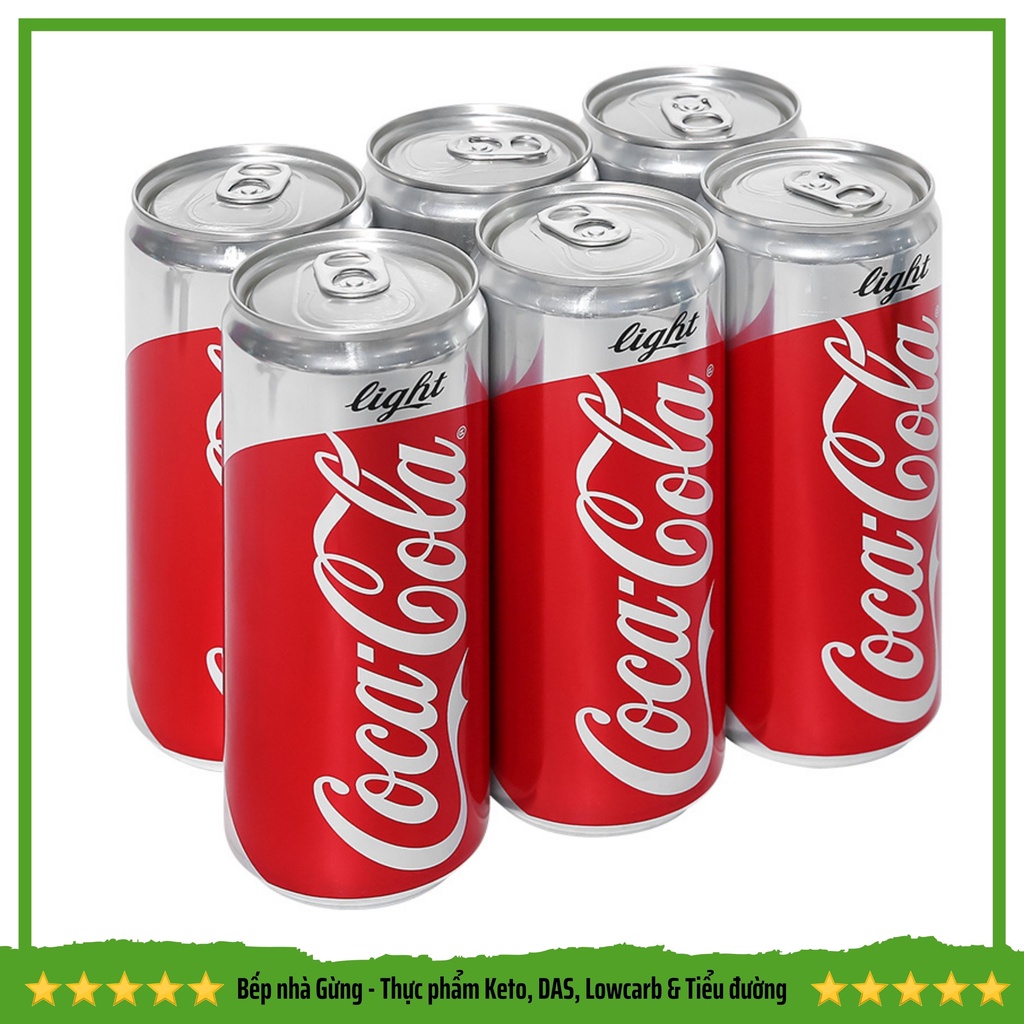 Coca Light không đường - ăn kiêng, giảm mỡ - For Keto, DAS, Lowcarb, Eatclean & Tiểu đường