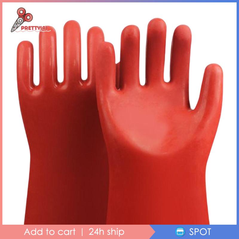 Găng Tay Cao Su Cách Điện Chống Nước Prettyia1 Cho Nam Nữ