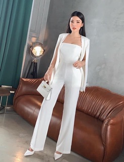 set jum + khoác vest