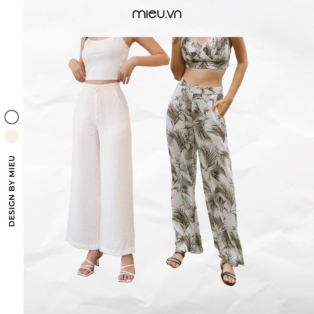 Quần suông ống rộng túi xéo MIEU - HM12