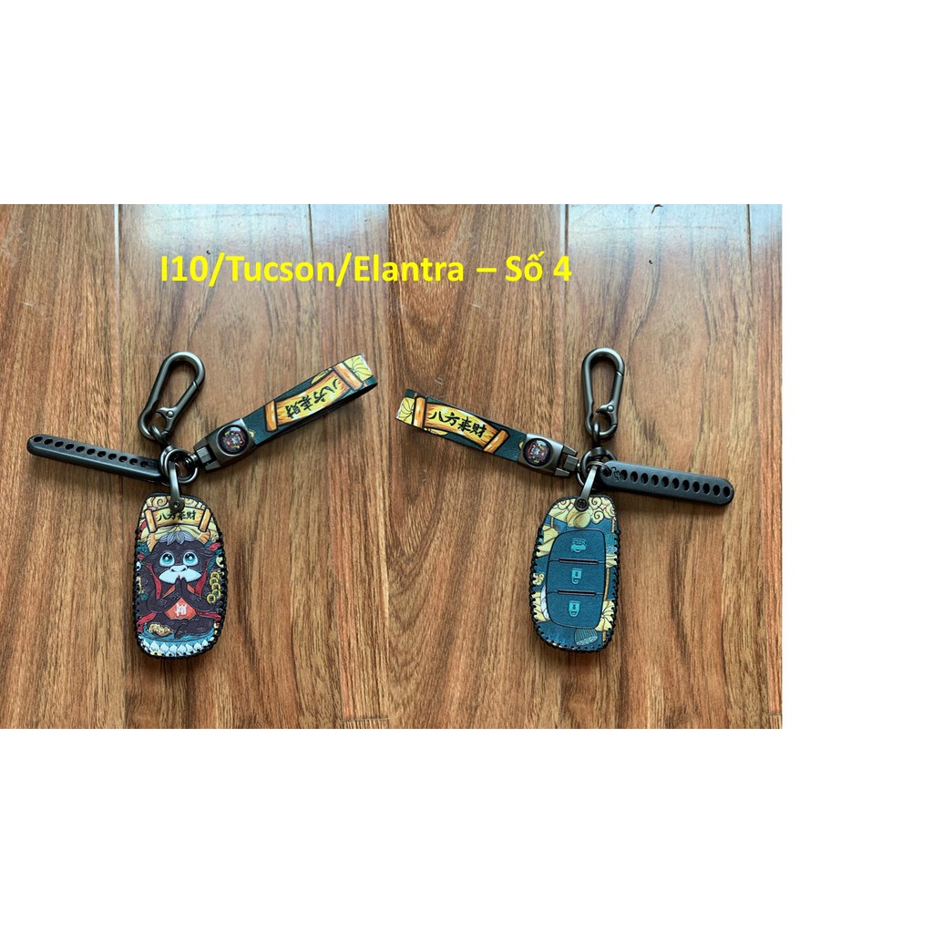 Bao da chìa khóa tài lộc cho Hyundai I10, Tucson