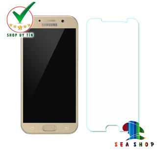[SEASHOP] Bộ 2 kính cường lực Galaxy A7 2015 - A700 - Trong suốt - Cảm ứng mượt mà