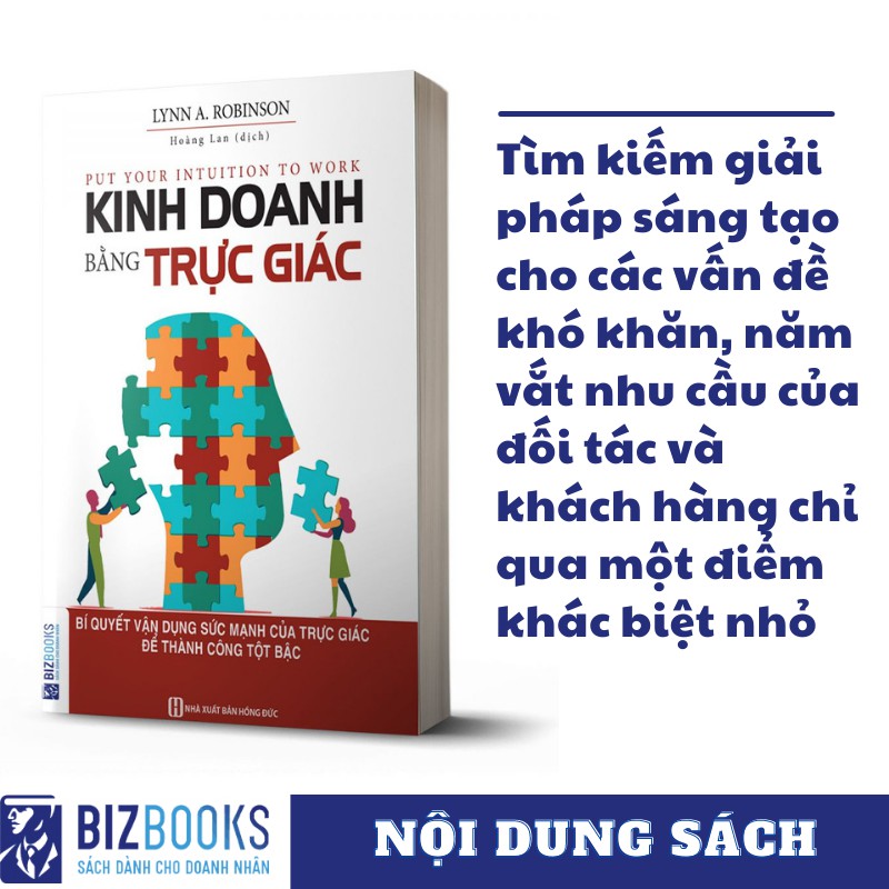 BIZBOOKS - Sách - Kinh Doanh Bằng Trực Giác - 1 BEST SELLER