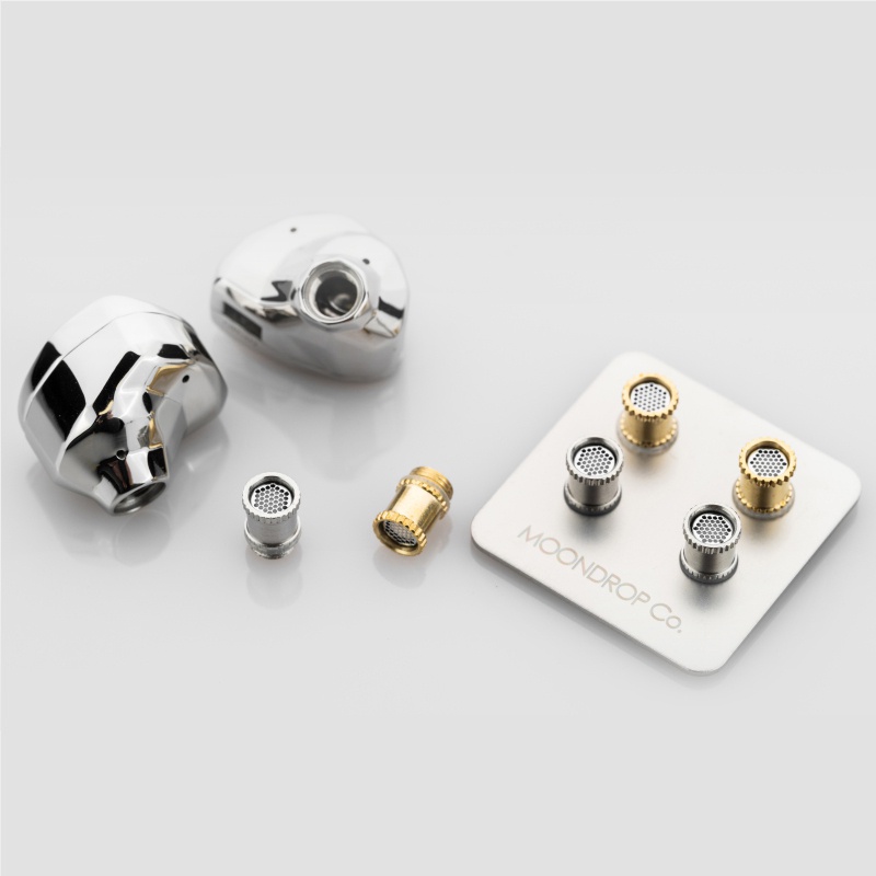 MoonDrop Kato Replaceable Acoustic Nozzle Earphone Accessories Stainless Steel & Brass
