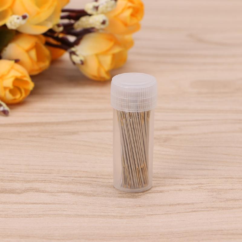 Cc 100 Chiếc Kim Đuôi Vàng 24# Dụng Cụ Thêu Tranh Chữ Thập Chất Lượng Cao