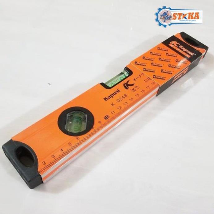 CÁC CỠ - Thước Thủy CAM - Livo Có Nam Châm Kapusi Nhật Bản Đủ Kích Thước 30cm, 40cm,  50cm, 60cm, 80cm, 1m