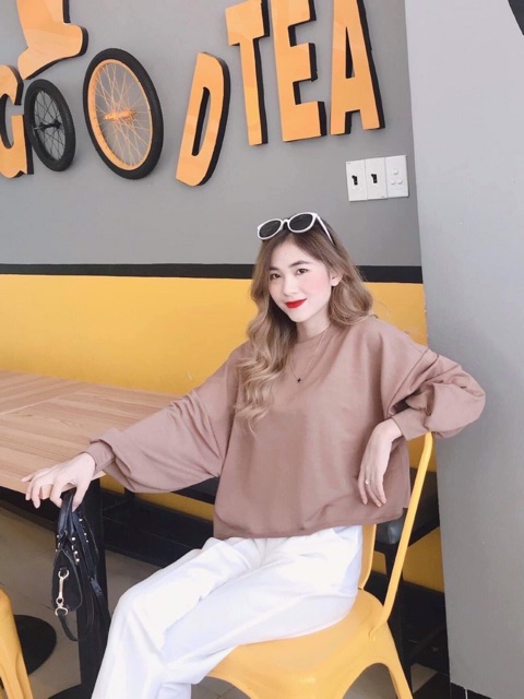 [ Mã WASTAPR giảm 10K đơn 50K] Áo croptop trơn form rộng siêu hot - CAROTSHOP | BigBuy360 - bigbuy360.vn