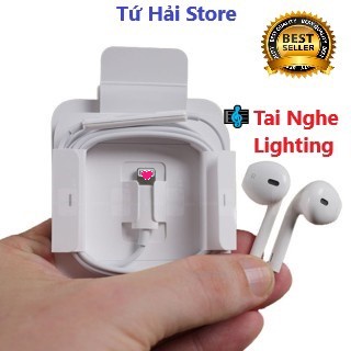 (Bass Căng)Tai nghe Ip 7 chân Lighning bắt Bluetooth tương thích Ip7/7Plus/8/8 Plus/ X/ Xs Max/11-13Promax - TuHaiStore