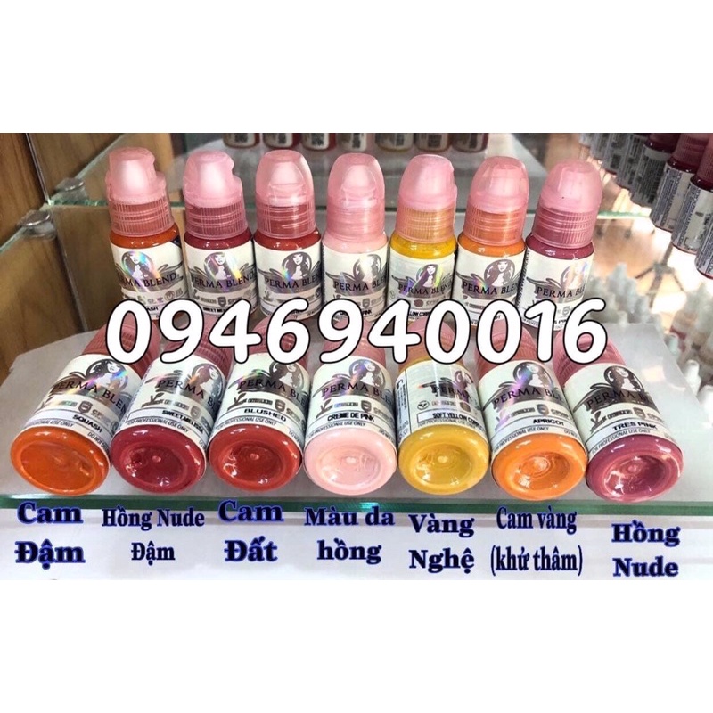 Mực môi, mày perma