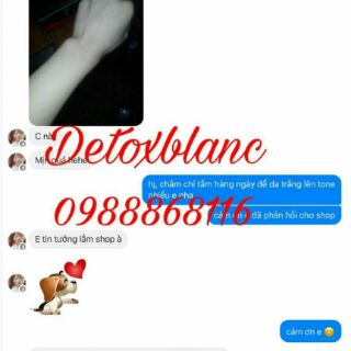 COMBO TẮM Ủ TRẮNG DA DETOX BLANC