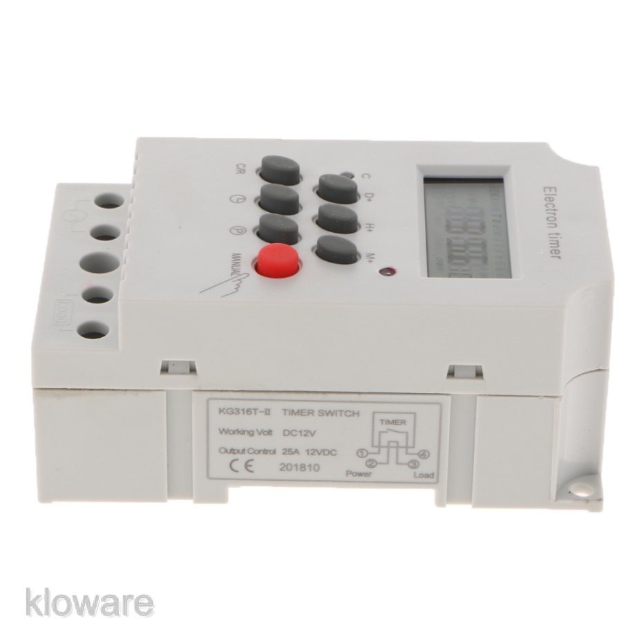 Rơ Le Công Tắc Hẹn Giờ Kỹ Thuật Số 12V DC AC