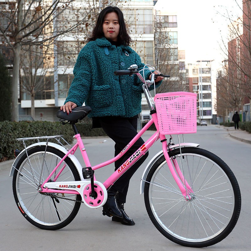 Xe đạp dành cho người lớn 24 inch 26 inch đàn ông và phụ nữ cũ Xe đạp nhẹ xe đạp sinh viên xe phụ nữ đi làm xe cổ