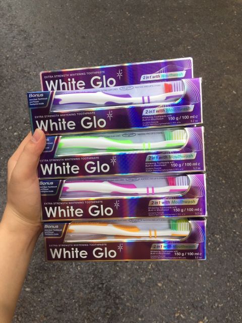 Kem đánh răng White Glo Úc 150g