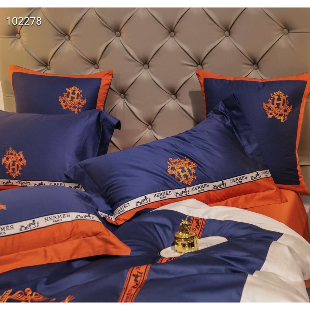 Bộ chăn ga gối lụa 6 món 80s mềm mịn giá rẻ