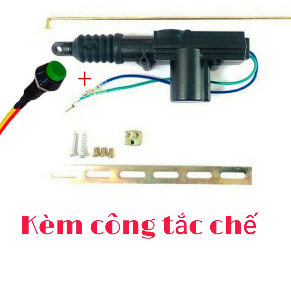 Chuột cửa ô tô,chuột mở cốp xe máy,ô tô ,cóc yên tặng kèm công tắc tự chế 12v