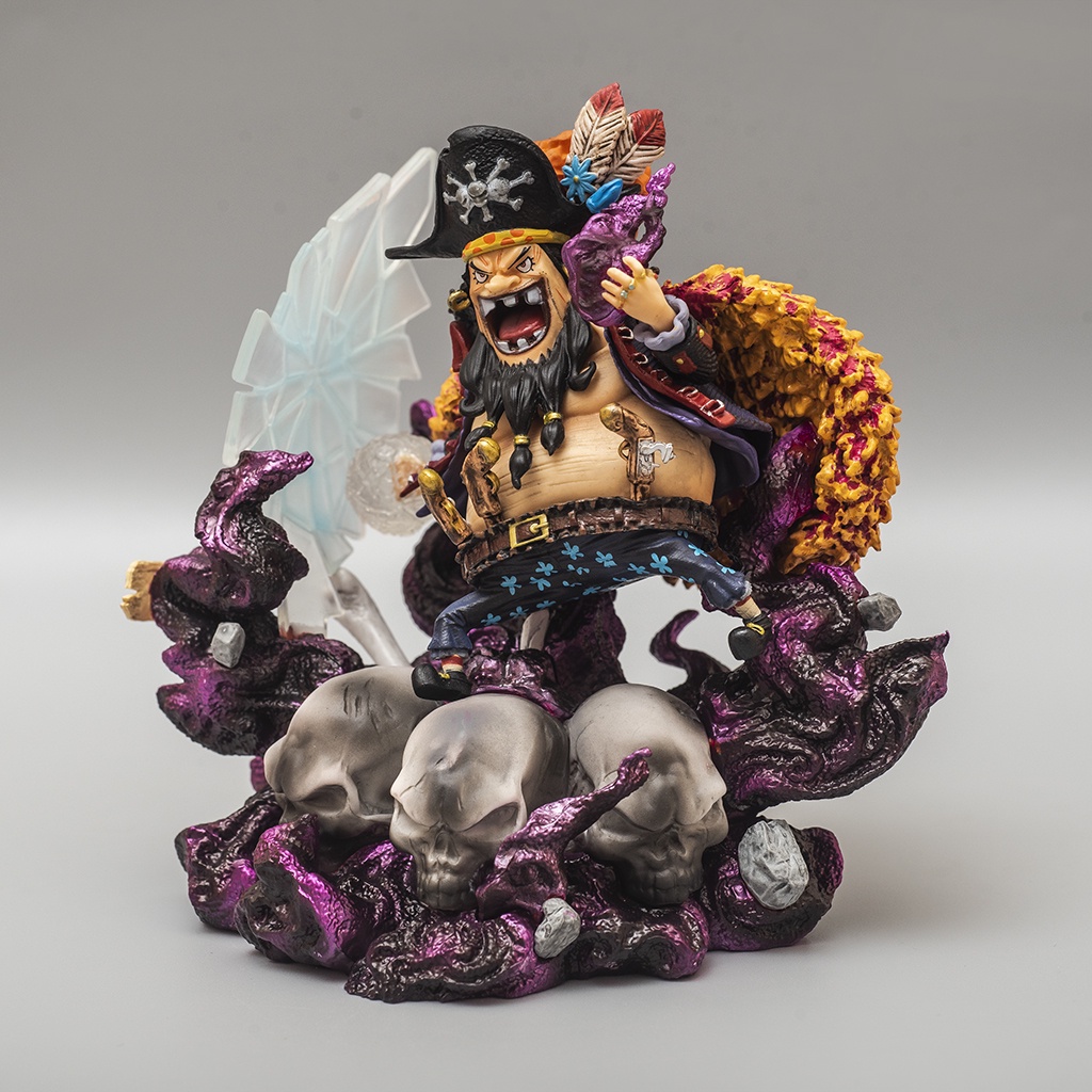 Mô hình One Piece Râu Đen Marshall D.Teach cao 15cm, Mô Hình trang trí One Piece Figure nhân vật Râu Đen Haki Shop