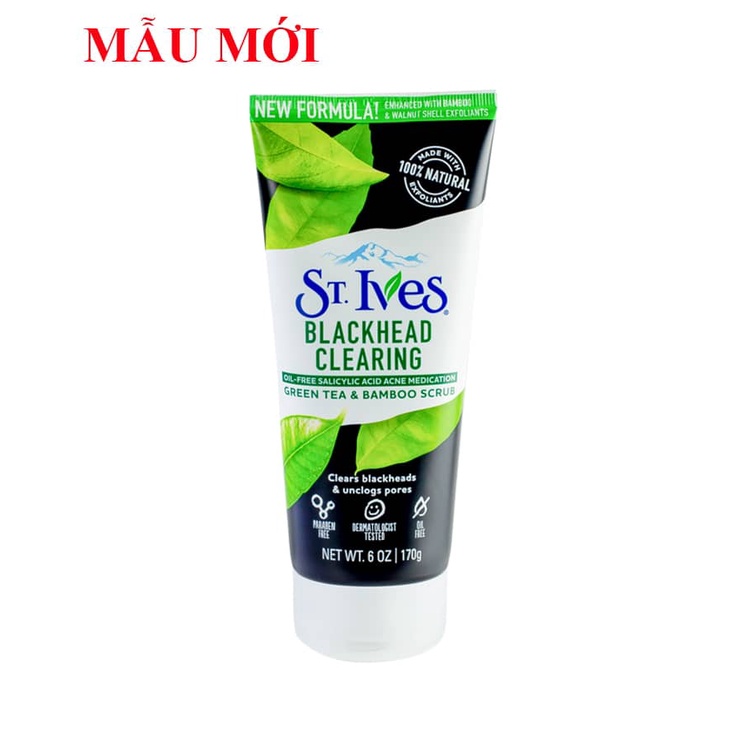 [CHÍNH HÃNG] Tẩy Tế Bào Chết ST.IVES Trà Xanh Green Tea Scrub 170ml