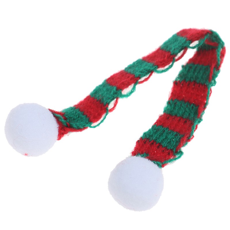 Nón Giáng Sinh + Khăn Choàng Cổ Cho Búp Bê 1 / 6 1 / 12