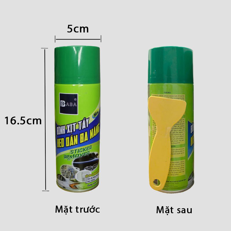 Chai Xịt Tẩy Đa Năng - Đánh Bay Các Loại Keo Dính, Băng Dính - Mila Store