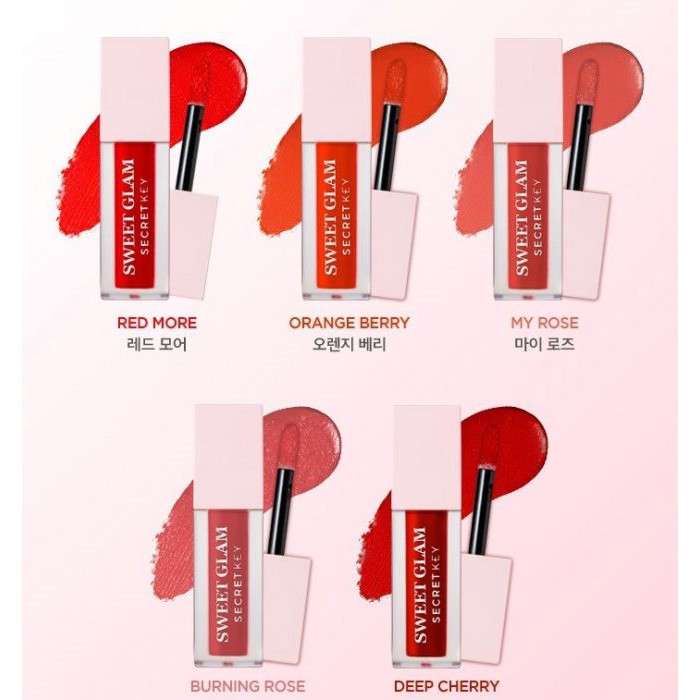 Son Kem Lì Hàn Quốc Secret Key Sweet Glam Velvet Tint  Hàng Auth Màu Chuẩn Mịn Môi | BigBuy360 - bigbuy360.vn