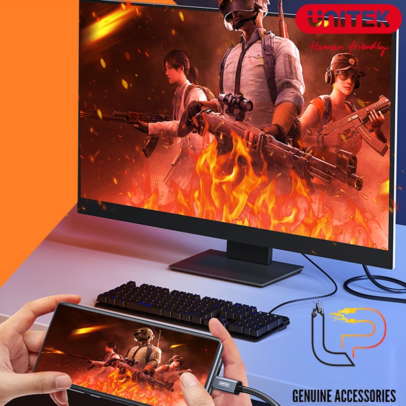 CÁP CHUYỂN TYPE-C RA HDMI HỖ TRỢ 4K UNITEK V410A