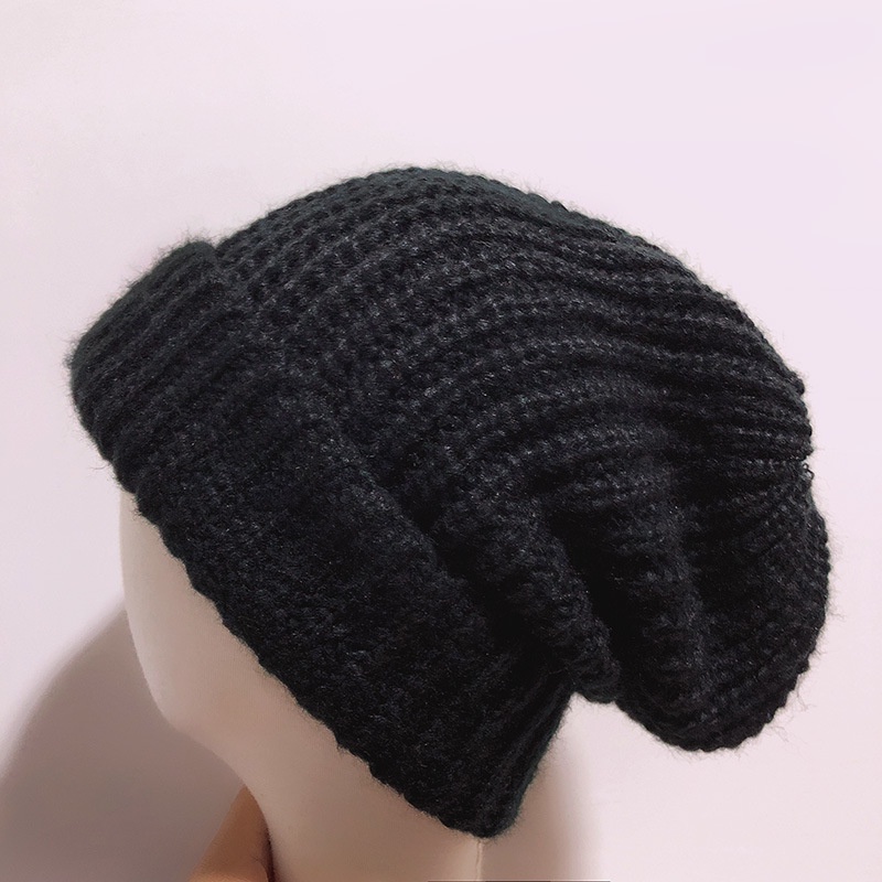 Mũ len nữ hàn quốc slouchy YOLA SHOP giữ ấm mùa đông dày dặn MULE.004 (QUÀ TẶNG CỘT TÓC)