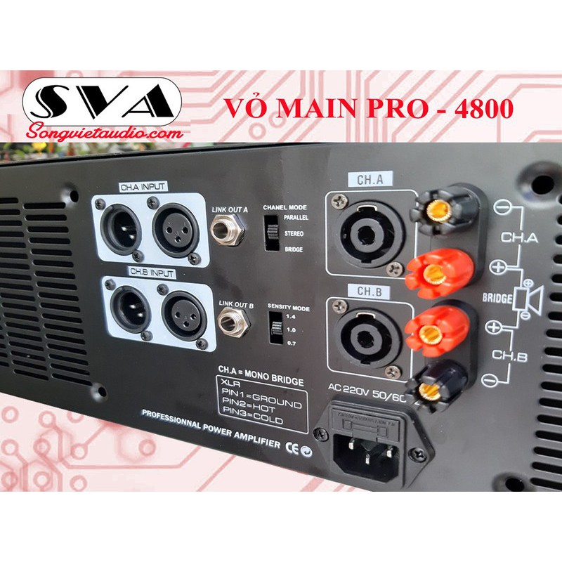 VỎ MAIN, VỎ CỤC ĐẨY SIZE 3U 2 KÊNH CA20 MẪU MỚI RẤT ĐẸP