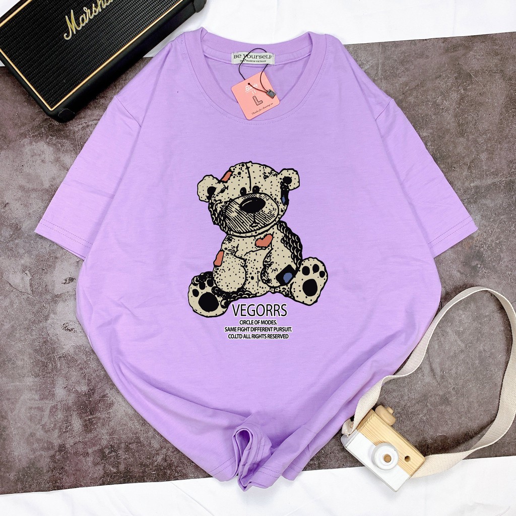 [HÌNH THẬT TỰ CHỤP] - Áo thun tay ngắn Be Yourself unisex size M L XL - GẤU VEGORS