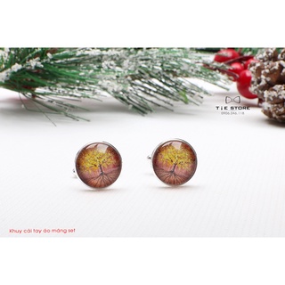 KHUY MĂNG SÉT CAO CẤP - Cufflinks ĐON GIẢN