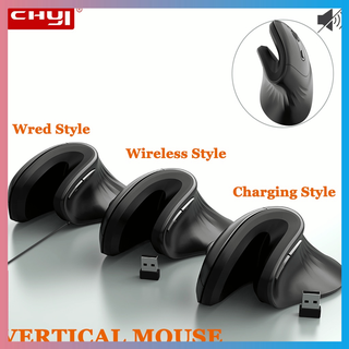 Chuột dọc 2.4G Ergonomic Chuột quang không dây 6 nút Chuột máy tính có dây Chuột có thể sạc lại Thoải mái cho Máy tính xách tay / PC / Máy tính xách tay