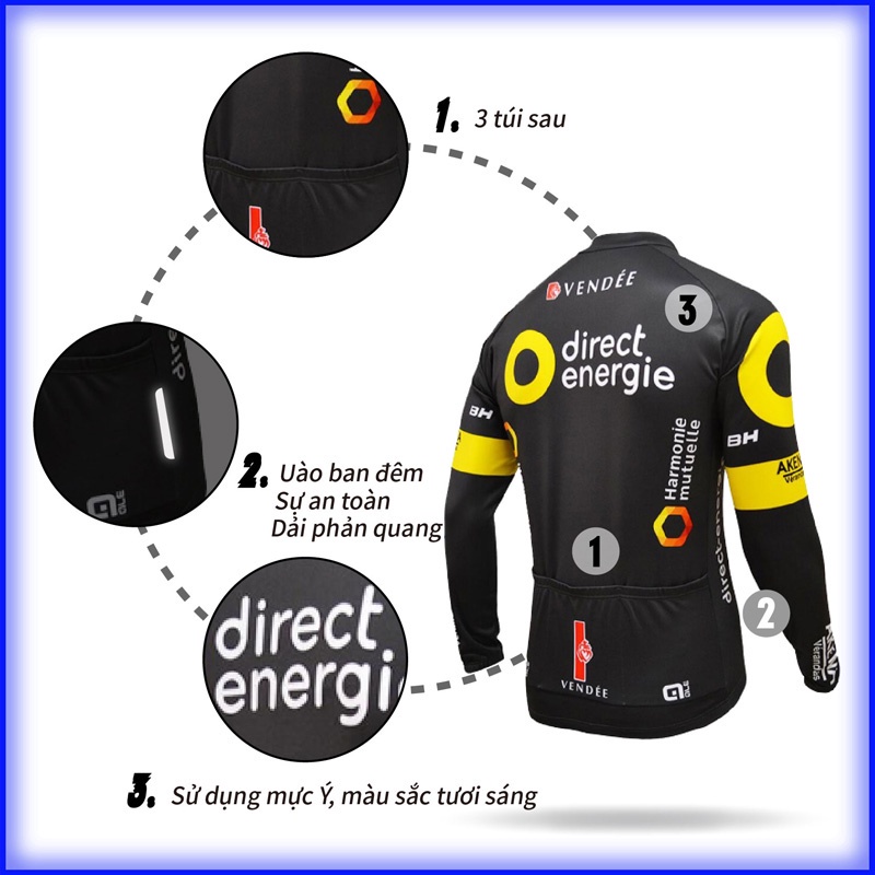 Bộ áo và quần/ Áo tay dài/ Quần dài chuyên dụng cho đạp xe