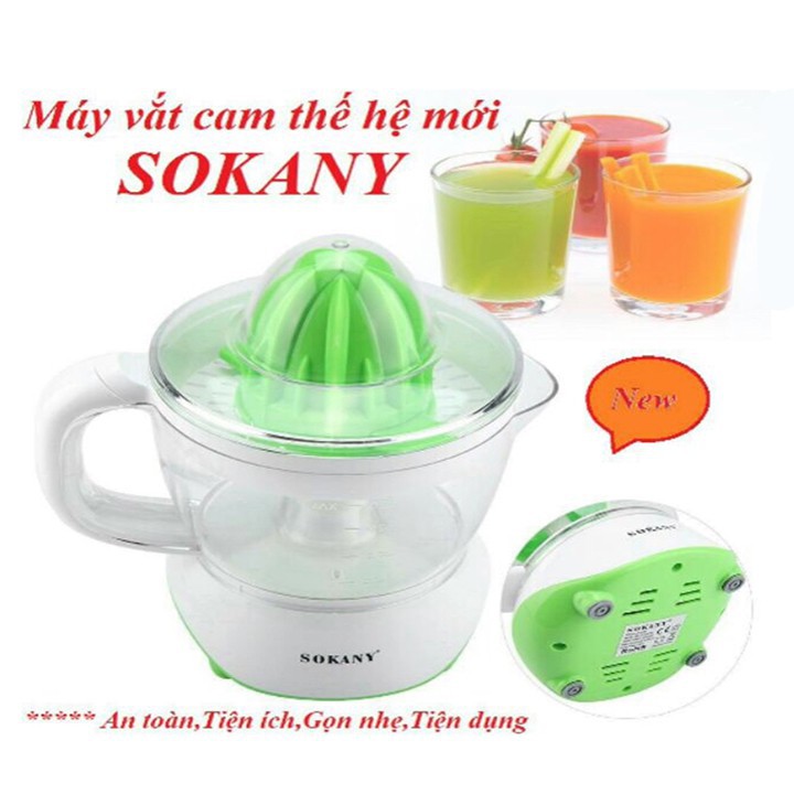 Máy ép nước cam tưới Sokany