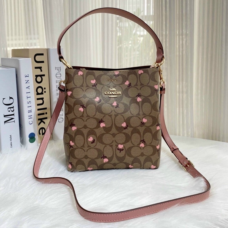 💥Túi Coach  Small Town Bucket Da thật💥Rẻ Vô Địch