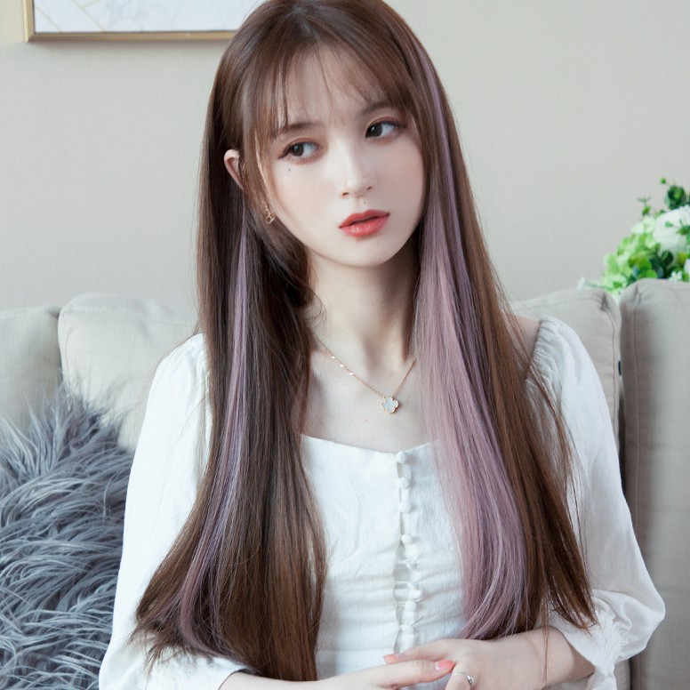 Kẹp Tóc Giả Nhiều Màu Dùng Nối Tóc