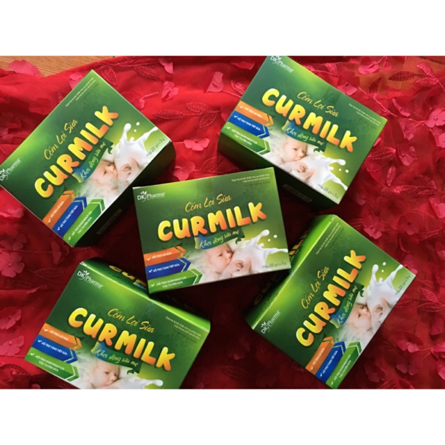 Cốm lợi sữa Curmilk 20 gói - mẹ hết lo tắc sữa, ít sữa, mất sữa