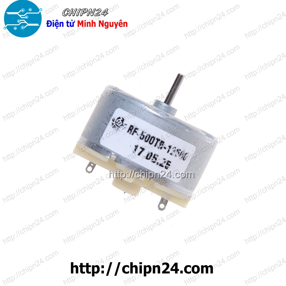 [1 CÁI] Động cơ Tròn 500 RF-500TB 12V 5500 vòng/phút