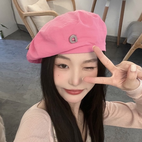 Mũ Beret Mỏng Thoáng Khí Phong Cách Nhật Bản Thời Trang Hè Thu Cho Nữ