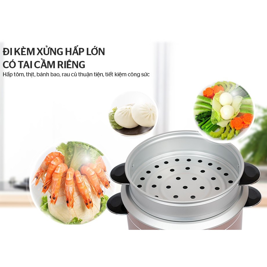 Nồi cơm điện 2.2L SUNHOUSE SHD8135 - hàng chính hãng | BigBuy360 - bigbuy360.vn
