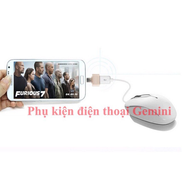 Cáp OTG kết nối, mở rộng bộ nhớ điện thoại với USB