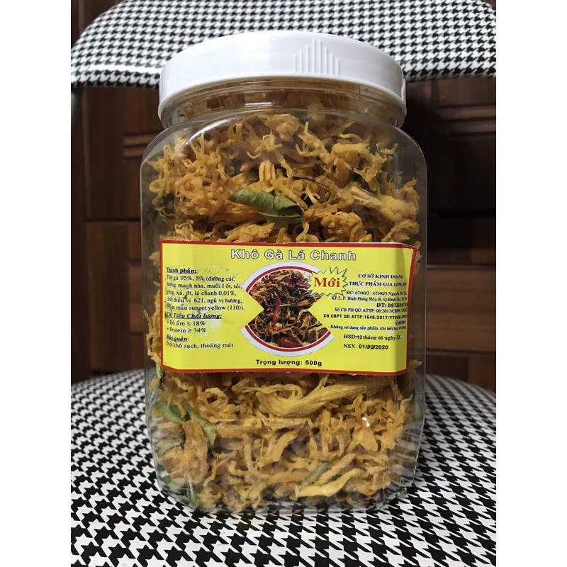 (FREESHIP TỪ 50K) 500g Khô Gà Lá Chanh. Có giấy chứng nhận VSATTP | BigBuy360 - bigbuy360.vn