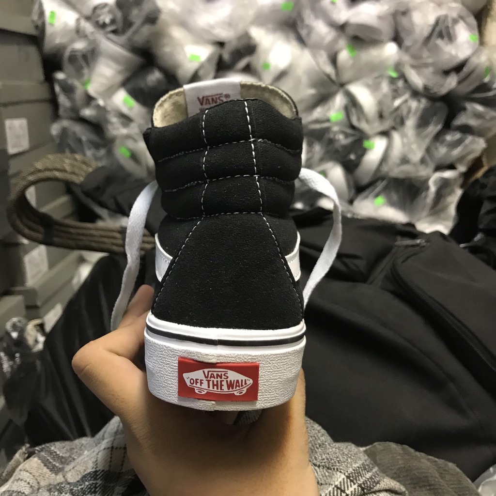 >ẢNH THẬT-HÀNG THẬT< Giày Sneaker trượt ván Old Skool SK8 đen cao cổ nỉ nam nữ | BigBuy360 - bigbuy360.vn