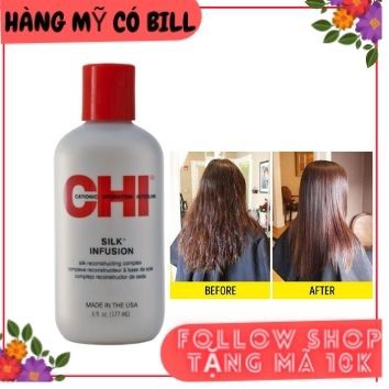 (có bill nhập) DƯỠNG TÓC CHI SILK INFUSION