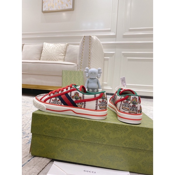Giày thể thao/sneaker nữ cao cấp thương hiệu Gucci GG/GC Tennis 1977 mẫu mới trẻ trung cá tính
