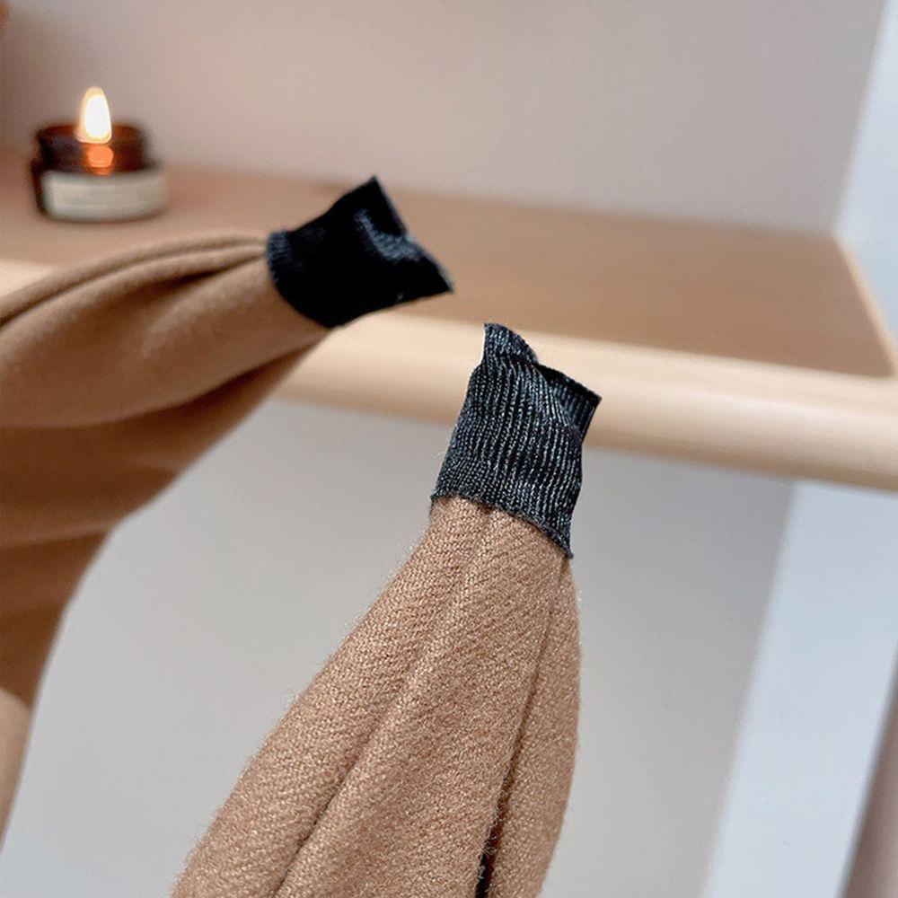 Băng đô cài tóc rửa mặt Bằng Nhựa Co Giãn Chống Trượt Thắt Nút Chéo Thanh Lịch Cho Nữ