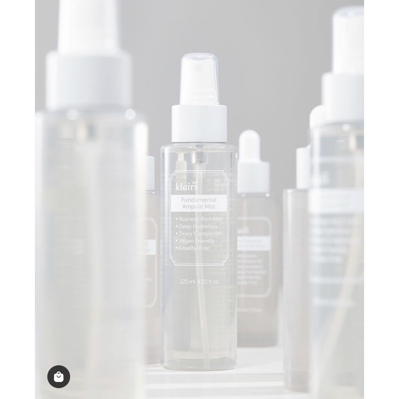 Xịt khoáng cấp ẩm Klairs Fundamental Ampule Mist 125ml | BigBuy360 - bigbuy360.vn