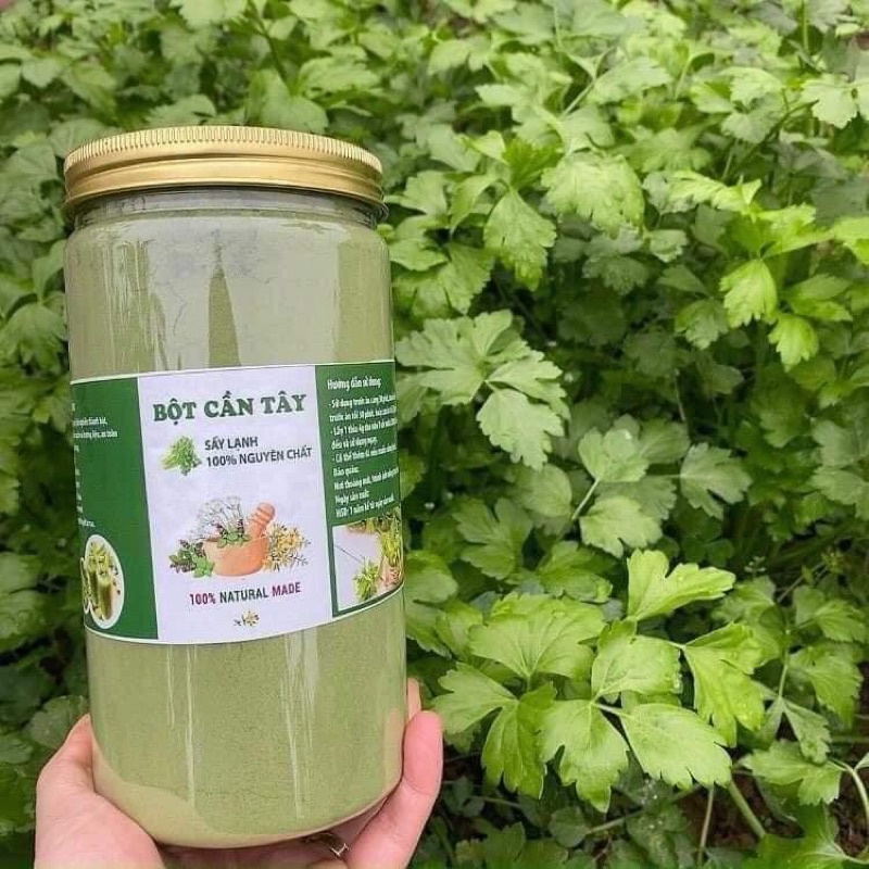 Hộp Bột cần Tây 500g nguyên chất giảm cân cực tốt
